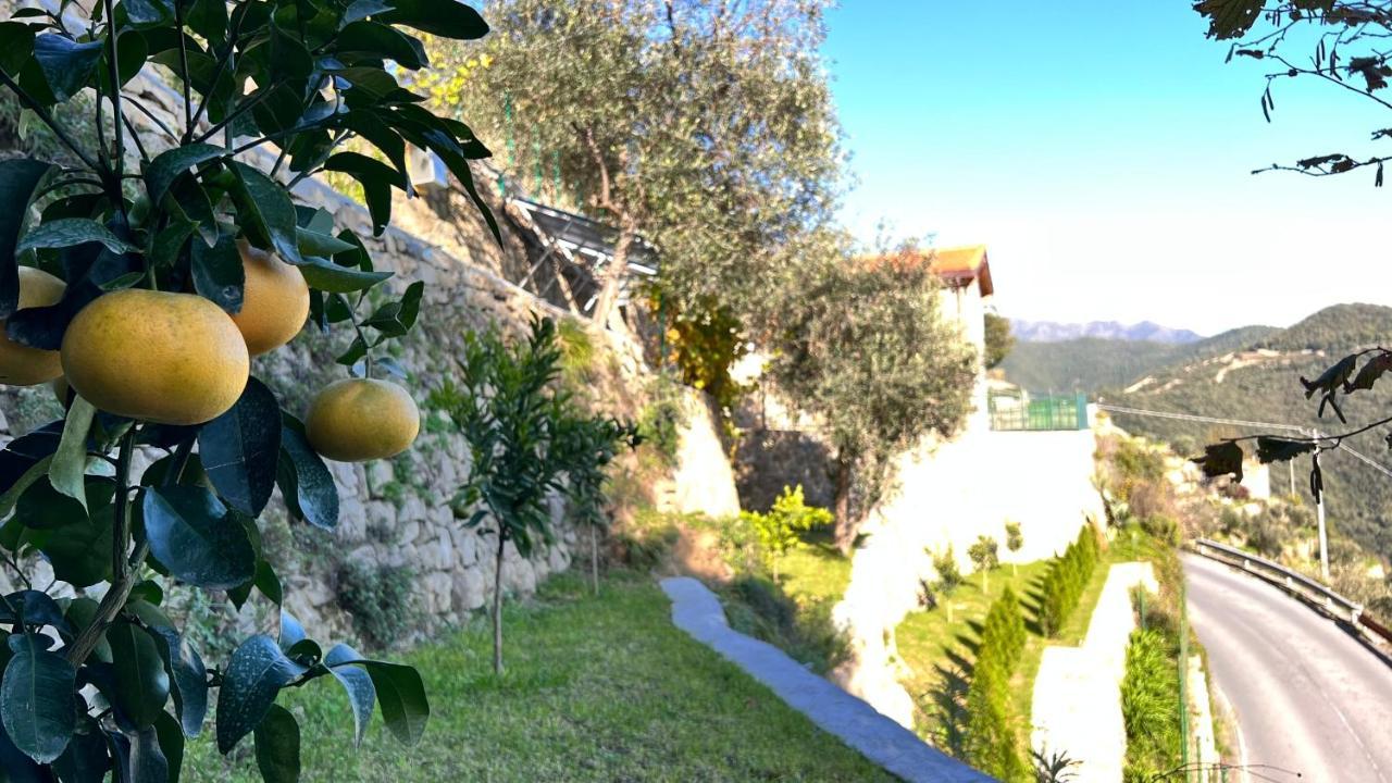 Villa Di Campagna Con Vista Mare 5 Camere Da Letto Pampara Kültér fotó